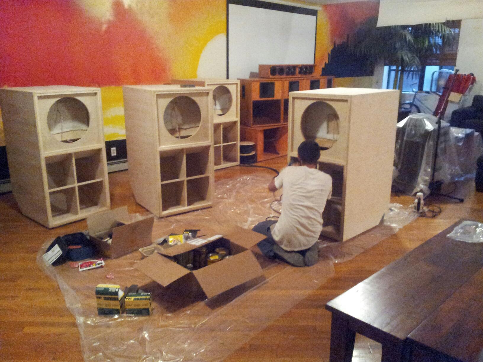 Wiring the speaker stack